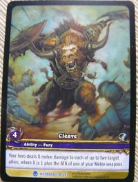 warcraft tcg extended art cleave ea