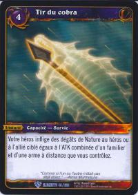 warcraft tcg war of the elements french cobra shot french