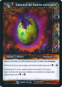 warcraft tcg twilight of dragons foreign corrupted egg shell spanish