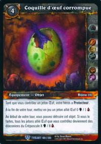 warcraft tcg twilight of dragons foreign corrupted egg shell french