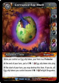 warcraft tcg twilight of the dragons corrupted egg shell