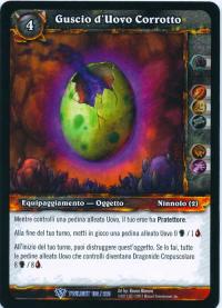 warcraft tcg twilight of dragons foreign corrupted egg shell italian