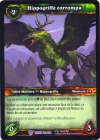 warcraft tcg crown of the heavens foreign corrupted hippogryph french