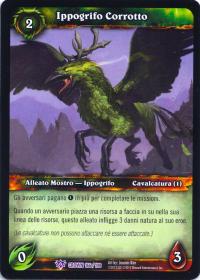 warcraft tcg crown of the heavens foreign corrupted hippogryph italian