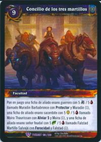 warcraft tcg twilight of dragons foreign council of three hammers spanish