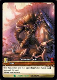 warcraft tcg extended art counterattack ea