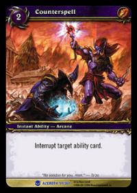 warcraft tcg heroes of azeroth counterspell