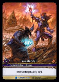 warcraft tcg extended art counterspell ea