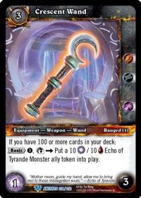 warcraft tcg war of the ancients crescent wand