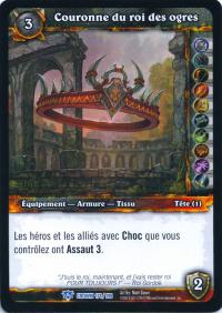 warcraft tcg crown of the heavens foreign crown of the ogre king french