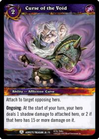 warcraft tcg battle of aspects curse of the void