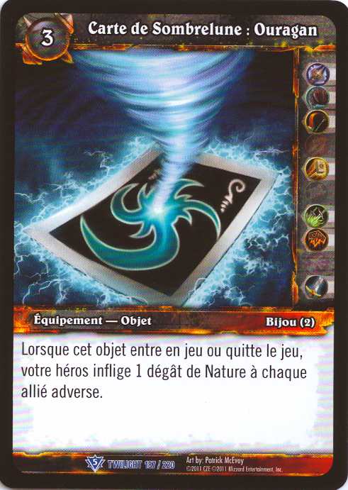 Darkmoon Card : Hurricane (French)