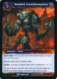 warcraft tcg crown of the heavens foreign dark transformation french