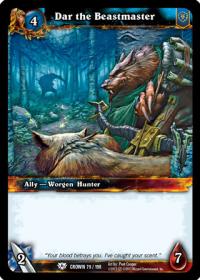 warcraft tcg crown of the heavens dar the beastmaster