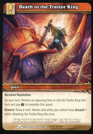 Death to the Traitor King (FOIL)