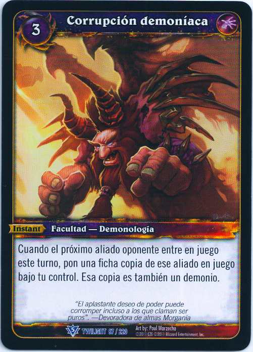 Demonic Corruption (Spanish)