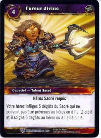 warcraft tcg worldbreaker foreign divine fury french