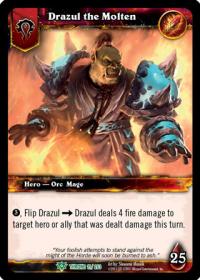 warcraft tcg throne of the tides drazul the molten