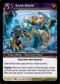 warcraft tcg fires of outland earth shield