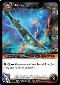 warcraft tcg throne of the tides eel cutter