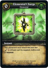 wow minis core action cards elemental charge