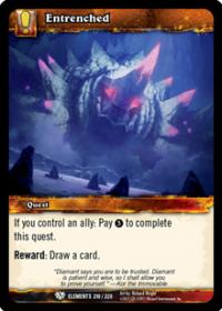 warcraft tcg war of the elements entrenched