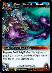 warcraft tcg throne of the tides evaax herald of death