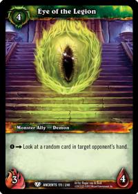 warcraft tcg war of the ancients eye of the legion common
