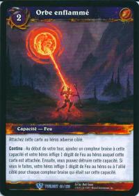 warcraft tcg twilight of dragons foreign flame orb french