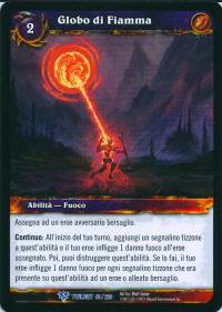 warcraft tcg twilight of dragons foreign flame orb italian