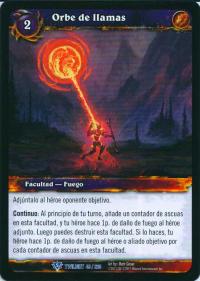 warcraft tcg twilight of dragons foreign flame orb spanish