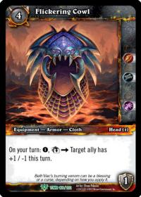 warcraft tcg tomb of the forgotten flickering cowl