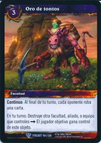 warcraft tcg twilight of dragons foreign fool s gold spanish