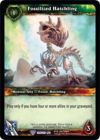 warcraft tcg crafted cards fossilized hatchling