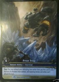 warcraft tcg extended art frost trap ea