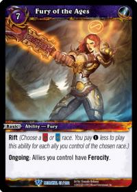 warcraft tcg betrayal of the guardian fury of the ages