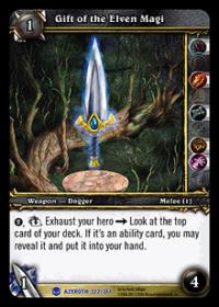 warcraft tcg heroes of azeroth gift of the elven magi