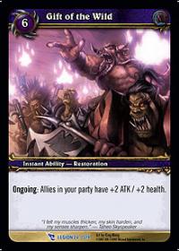 warcraft tcg march of legion gift of the wild