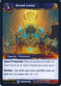 warcraft tcg throne of the tides french grand crusader french
