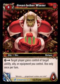 warcraft tcg feast of winter veil great father winter