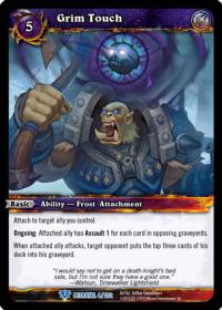 warcraft tcg betrayal of the guardian grim touch