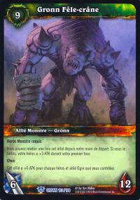warcraft tcg crown of the heavens foreign gronn skullcracker french