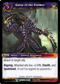 warcraft tcg war of the ancients guise of the stalker