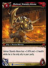 warcraft tcg heroes of azeroth halnar stands alone