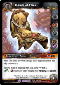 warcraft tcg crafted cards haunt of flies