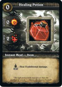 wow minis core action cards healing potion