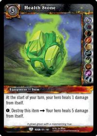 warcraft tcg reign of fire health stone