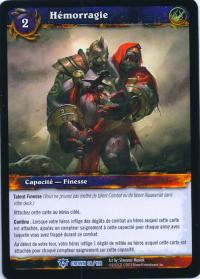 warcraft tcg crown of the heavens foreign hemorrhage french