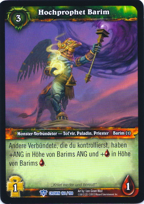 High Prophet Barim (German)