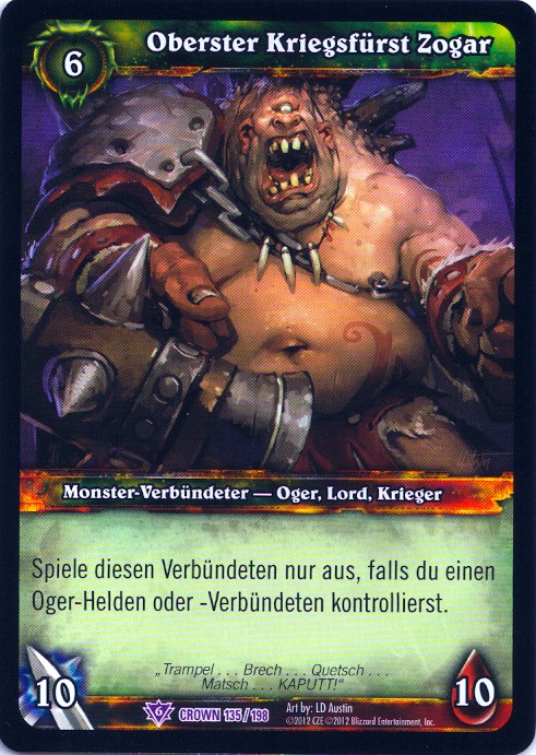 High Warlord Zogar (German)